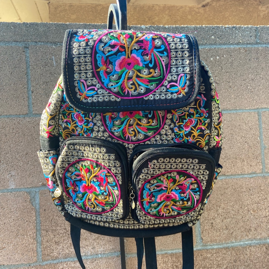 Nwot Hand Stitched Backpack